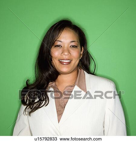 Stock Image - Smiling businesswoman. Fotosearch