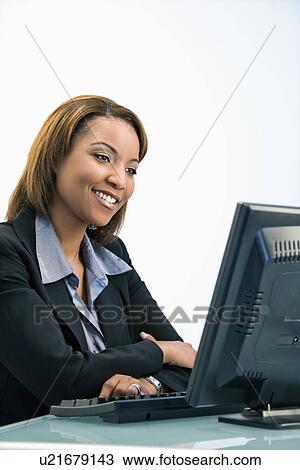 Smiling businesswoman View Large Photo Image Stock Image - Smiling businesswoman. Fotosearch