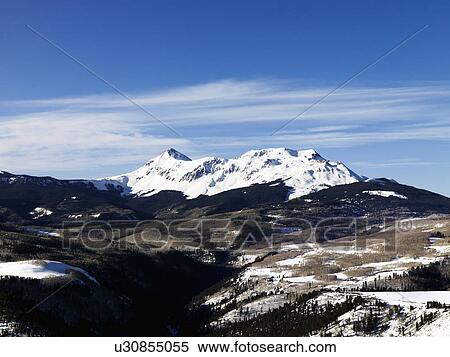 Snowy Landscape View Large Photo Image Stock Photography - Snowy Landscape. Fotosearch