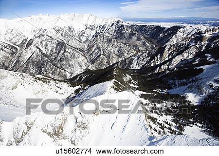 Snowy Mountain Range View Large Photo Image Picture - Snowy Mountain Range. Fotosearch