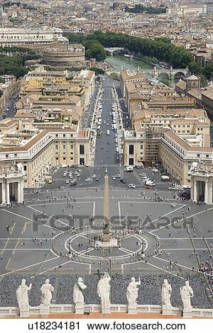 Stock Image - St Peter's Square. Fotosearch