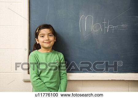 Student at Chalkboard View Large Photo Image Stock Image - Student at Chalkboard. Fotosearch