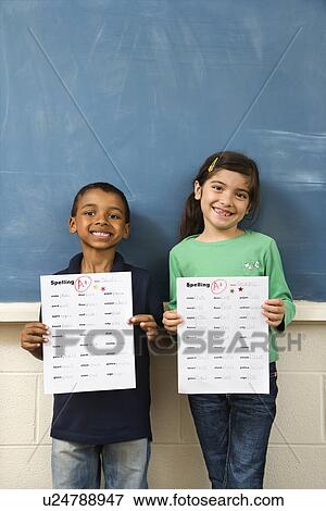 Stock Photo - Students in Classroom. Fotosearch