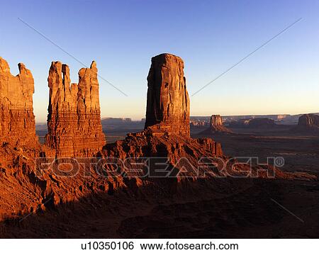 Tall Rock Formations in Monument Valley National Park View Large Photo Image Stock Photograph - Tall Rock Formations in Monument Valley National Park. Fotosearch