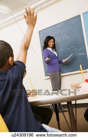 Teacher Calling on Student View Large Photo Image Stock Photograph - Teacher Calling on Student. Fotosearch