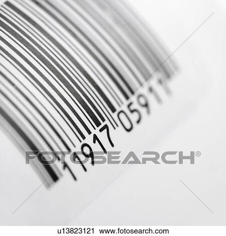 Stock Image - UPC Symbol on Label. Fotosearch
