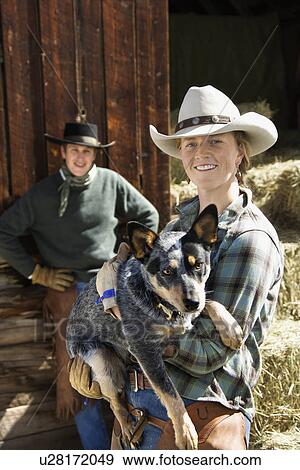 Stock Photo - Wearing a Cowboy Hats. Fotosearch