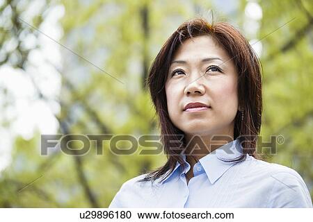 Stock Image - Woman portrait. Fotosearch