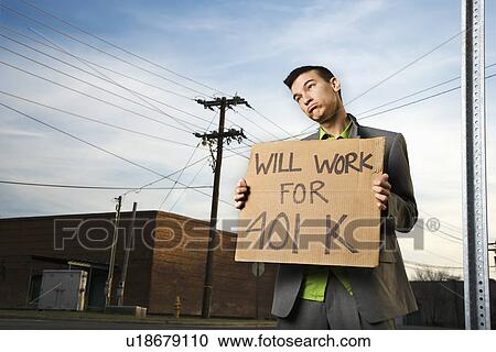 Young Businessman Holding 401k Sign View Large Photo Image Stock Image - Young Businessman Holding 401k Sign. Fotosearch