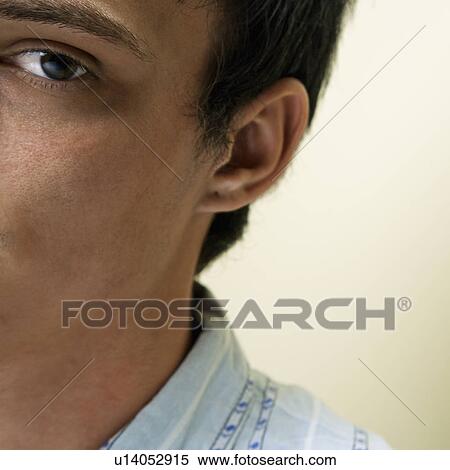 Stock Photography - Young man close up. Fotosearch