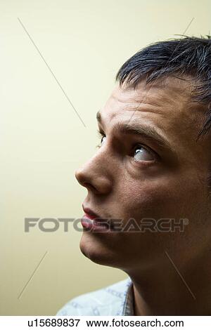 Stock Photo - Young man profile. Fotosearch