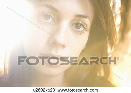 Young woman headshot View Large Photo Image Stock Image - Young woman headshot. Fotosearch