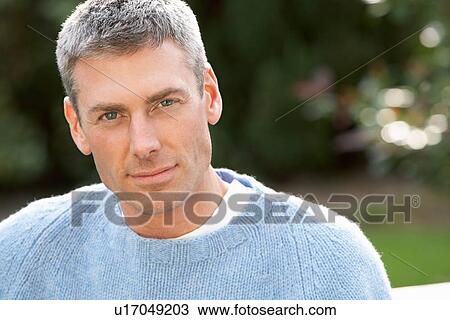 Close Up Portrait Of Man Standing Outside In Autumn Landscape View Large Photo Image Stock Image - Close Up Portrait Of Man Standing Outside In Autumn Landscape. Fotosearch