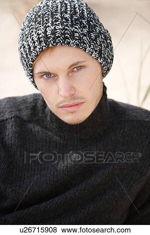 Stock Photo - Portrait Of Teenage Boy On Beach. Fotosearch