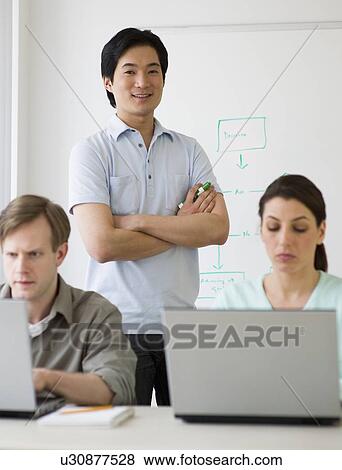 Stock Photo - Adult education. Fotosearch