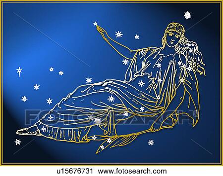 Stock Image - Aries astrological sign. Fotosearch
