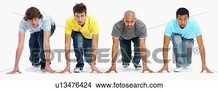 Athletes ready to race View Large Photo Image Picture - Athletes ready to race. Fotosearch