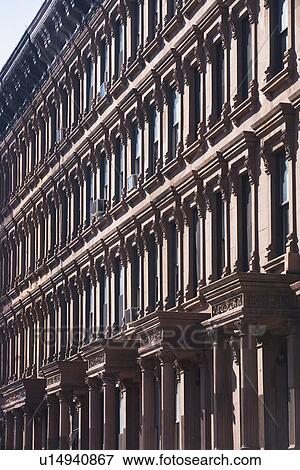 Stock Photo - Attached housing. Fotosearch