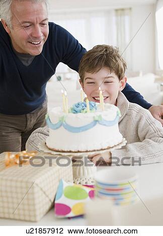 Stock Image - Birthday celebration. Fotosearch