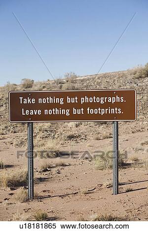 Conservation sign in Arizona desert View Large Photo Image Stock Photography - Conservation sign in Arizona desert. Fotosearch