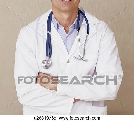 Stock Photography - Cropped portrait of a doctor. Fotosearch