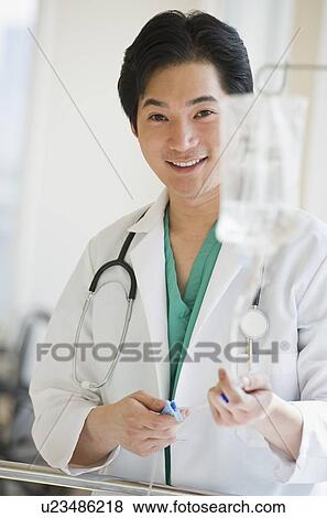 Doctor in hospital View Large Photo Image Stock Photo - Doctor in hospital. Fotosearch