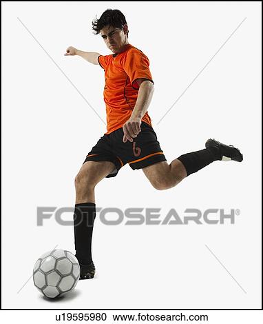 Stock Image - Football player. Fotosearch