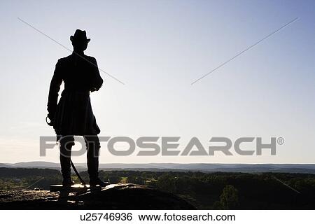 Stock Photograph - Gettysburg monument. Fotosearch