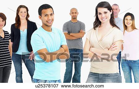 Stock Photo - Group of people. Fotosearch