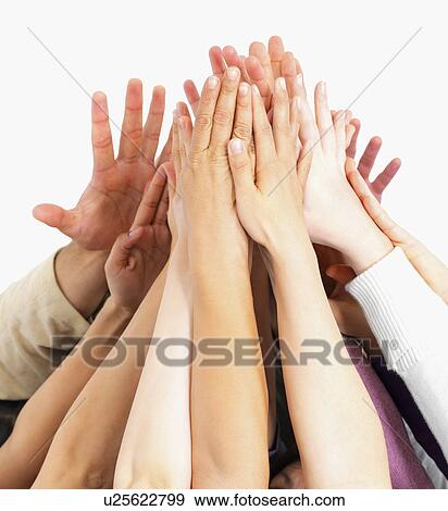 Stock Photo - Hands reaching up. Fotosearch