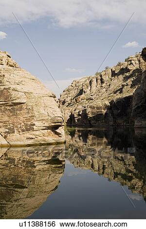 Lake and geologic formation View Large Photo Image Stock Photograph - Lake and geologic formation. Fotosearch