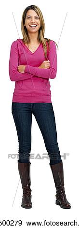 Portrait of a stylish young woman View Large Photo Image Stock Photo - Portrait of a stylish young woman. Fotosearch