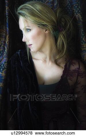 Stock Photo - Portrait of a woman. Fotosearch