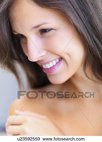 Stock Photo - Portrait of a woman. Fotosearch