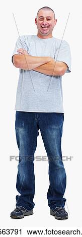 Stock Image - Portrait of a young man. Fotosearch