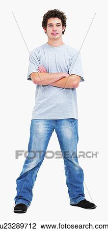 Portrait of a young man View Large Photo Image Stock Image - Portrait of a young man. Fotosearch