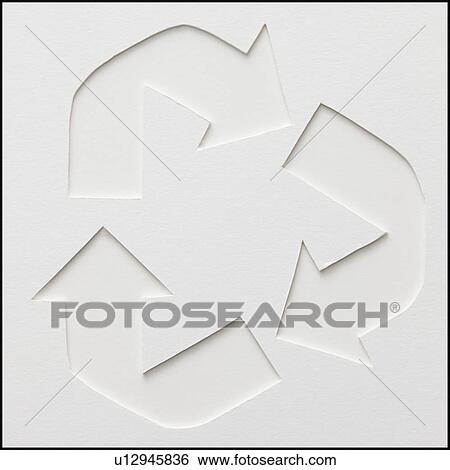 Stock Photograph - Recycle symbol. Fotosearch