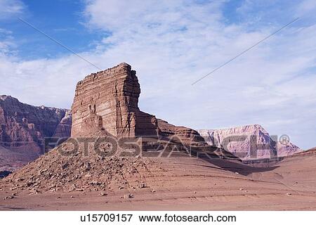 Stock Photo - Rock formation in Arizona desert. Fotosearch