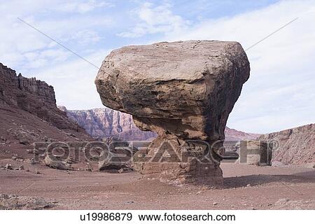 Stock Photo - Rock formation in Arizona desert. Fotosearch