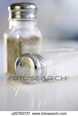 Stock Photo - Salt and pepper shakers. Fotosearch