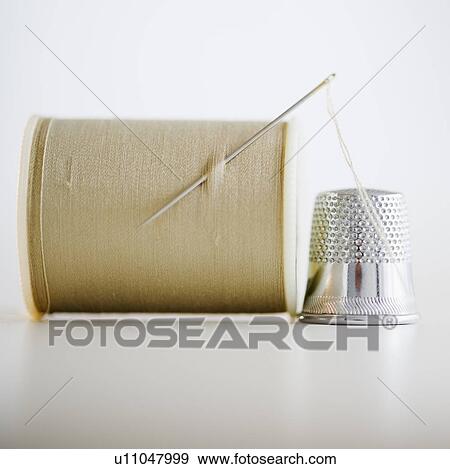 Stock Photo - Sewing supplies. Fotosearch
