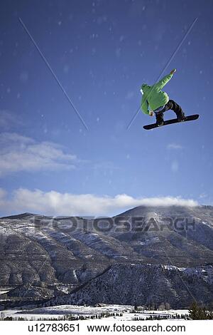 Stock Image - Snowboarder. Fotosearch