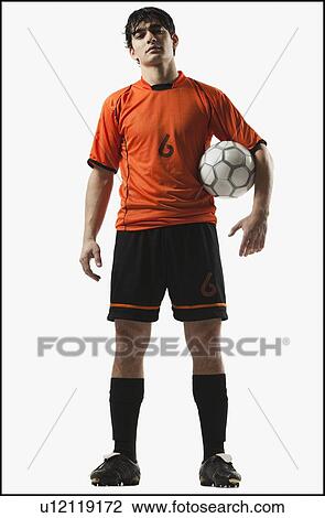 Stock Image - Soccer player. Fotosearch