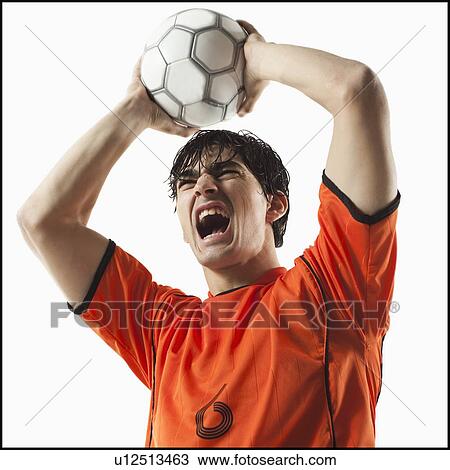 Stock Image - Soccer player. Fotosearch