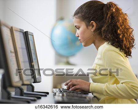 Student in computer lab View Large Photo Image Stock Photograph - Student in computer lab. Fotosearch
