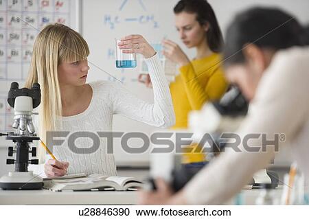 Students in science lab View Large Photo Image Stock Image - Students in science lab. Fotosearch