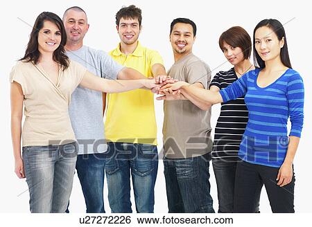 Stock Photograph - Teamwork. Fotosearch