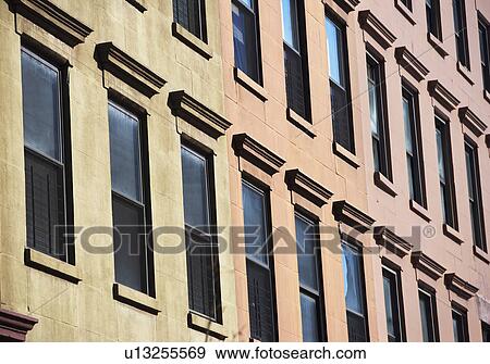 Windows on side of building View Large Photo Image Stock Photo - Windows on side of building. Fotosearch