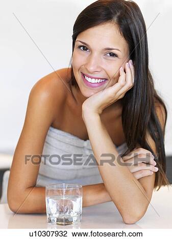 Woman wearing towel View Large Photo Image Stock Image - Woman wearing towel. Fotosearch