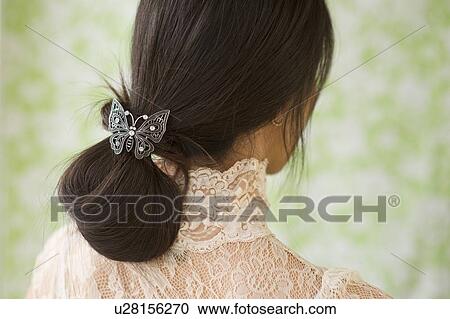 Stock Image - Woman's hair. Fotosearch